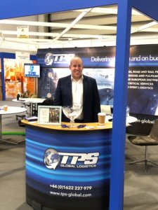 Barry manning the TPS Global Logistics stand at the NEC Spring Fair 2018